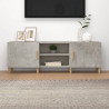 Szafka pod telewizor, szarość betonu, 150x30x50 cm