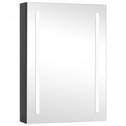 Szafka łazienkowa z lustrem i LED, 50x13x70 cm