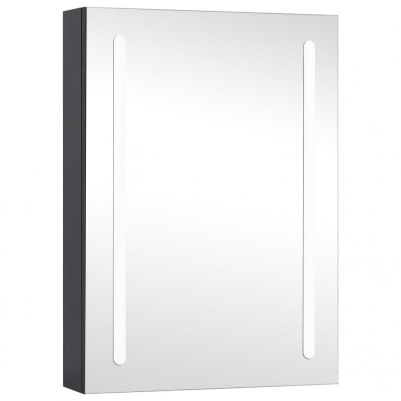 Szafka łazienkowa z lustrem i LED, 50x13x70 cm