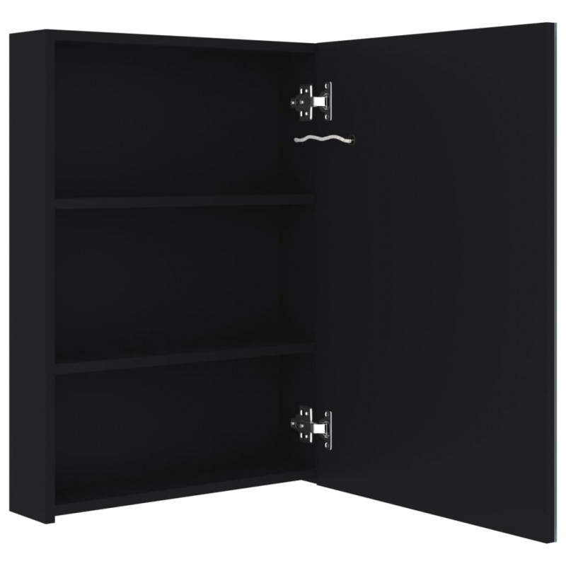 Szafka łazienkowa z lustrem i LED, 50x13x70 cm