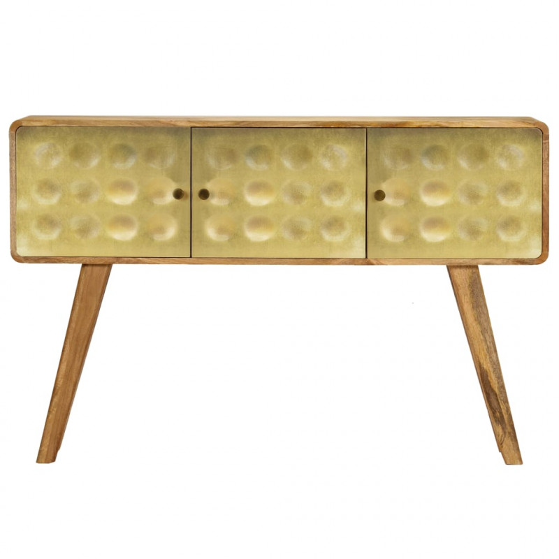 Szafka z litego drewna mango, 120 x 30 x 80 cm