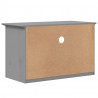 Szafka pod TV BODO, 2 szuflady, szara, 91,5x44,5x56 cm, sosnowa