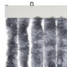 Zasłona przeciwko owadom, srebrna, 90x220 cm, szenil
