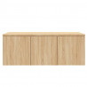 Szafka pod TV, dąb sonoma, 80x34x30 cm, materiał drewnopochodny