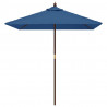 Parasol ogrodowy na drewnianym słupku, lazurowy, 198x198x231 cm
