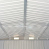 Szopa ogrodowa, brązowa, 257x779x181 cm, stal galwanizowana