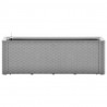 Podwyższona donica z systemem podlewania, szara, 100x43x33 cm
