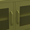 Szafka pod telewizor, oliwkowa, 105x35x50 cm, stalowa