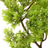Sztuczne bonsai z cyprysu, z doniczką, 60 cm, zielone