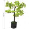 Sztuczne bonsai z cyprysu, z doniczką, 60 cm, zielone