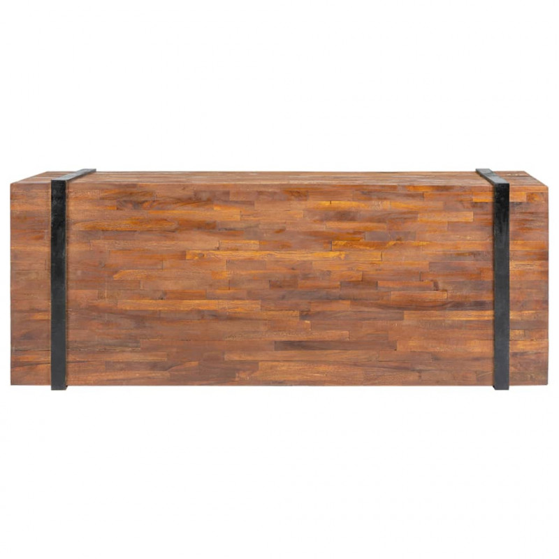 Stolik kawowy, 110 x 45 x 38 cm, lite drewno tekowe