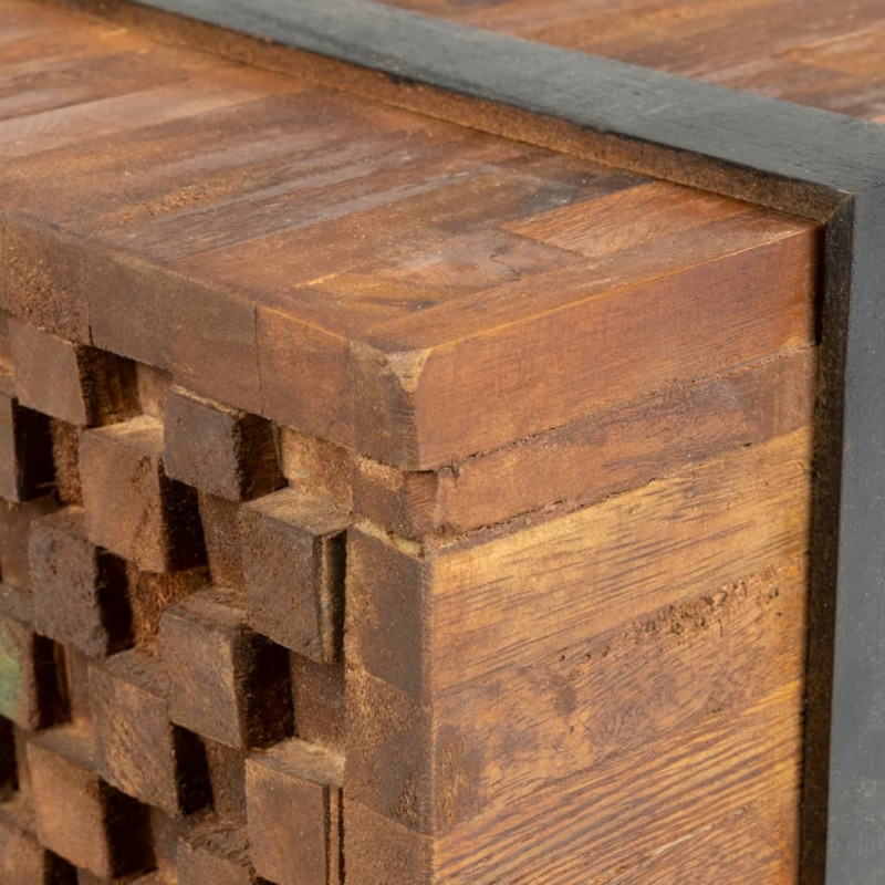 Stolik kawowy, 110 x 45 x 38 cm, lite drewno tekowe