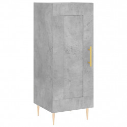 Szafka, szarość betonu, 34,5x34x90 cm, materiał drewnopochodny