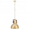 Industrialna lampa wisząca, 25 W, mosiężna, okrągła, 40 cm, E27