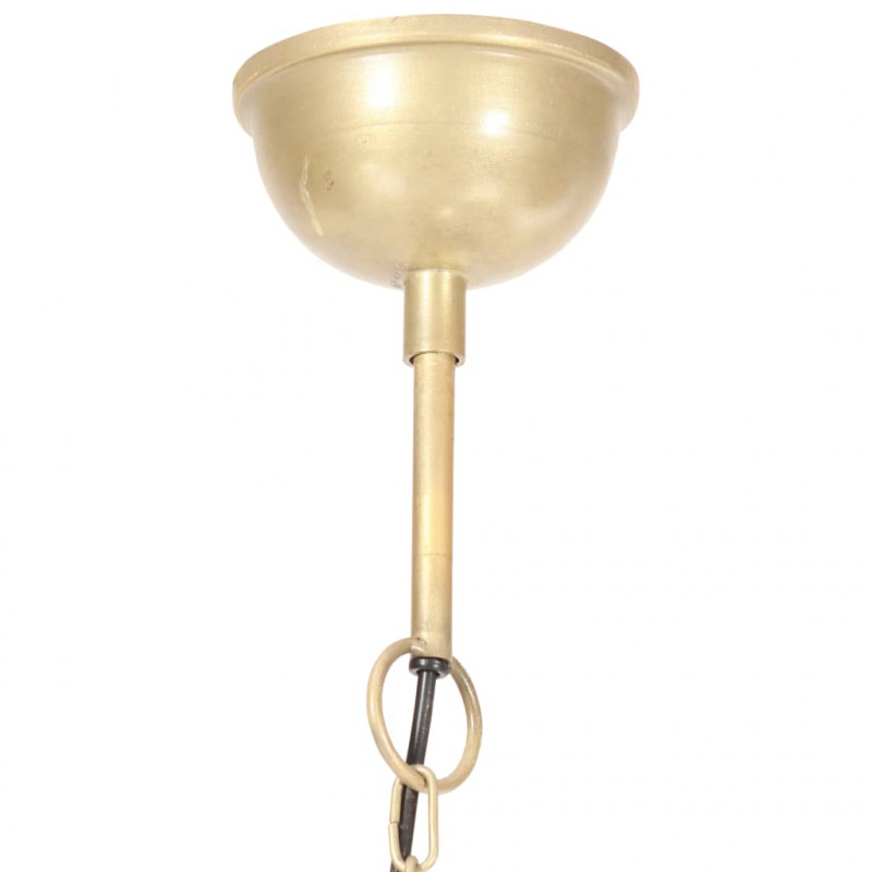 Industrialna lampa wisząca, 25 W, mosiężna, okrągła, 40 cm, E27