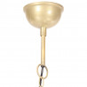 Industrialna lampa wisząca, 25 W, mosiężna, okrągła, 40 cm, E27