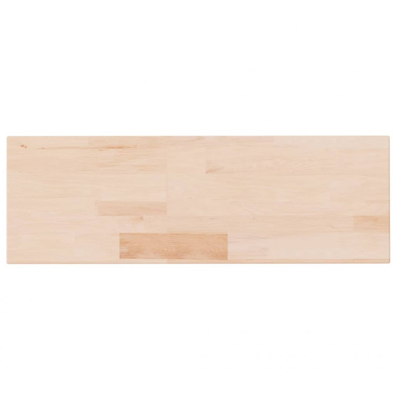 Półka, 60x20x2,5 cm, surowe lite drewno dębowe
