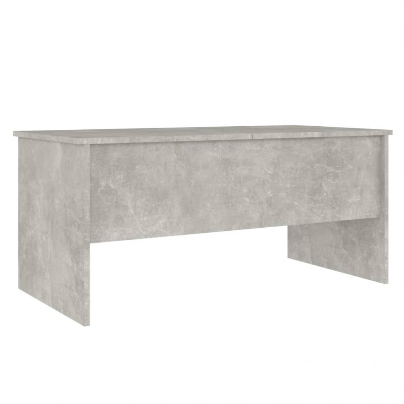Stolik kawowy, szarość betonu, 102x50,5x46,5 cm