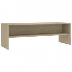Szafka pod TV, dąb sonoma, 120x40x40cm, materiał drewnopochodny
