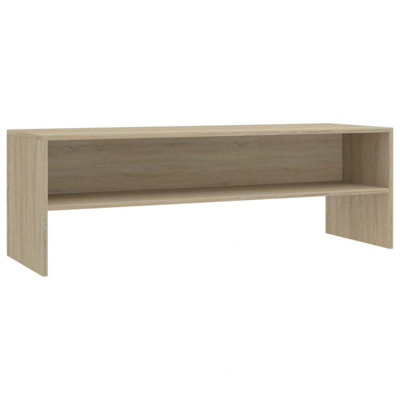 Szafka pod TV, dąb sonoma, 120x40x40cm, materiał drewnopochodny