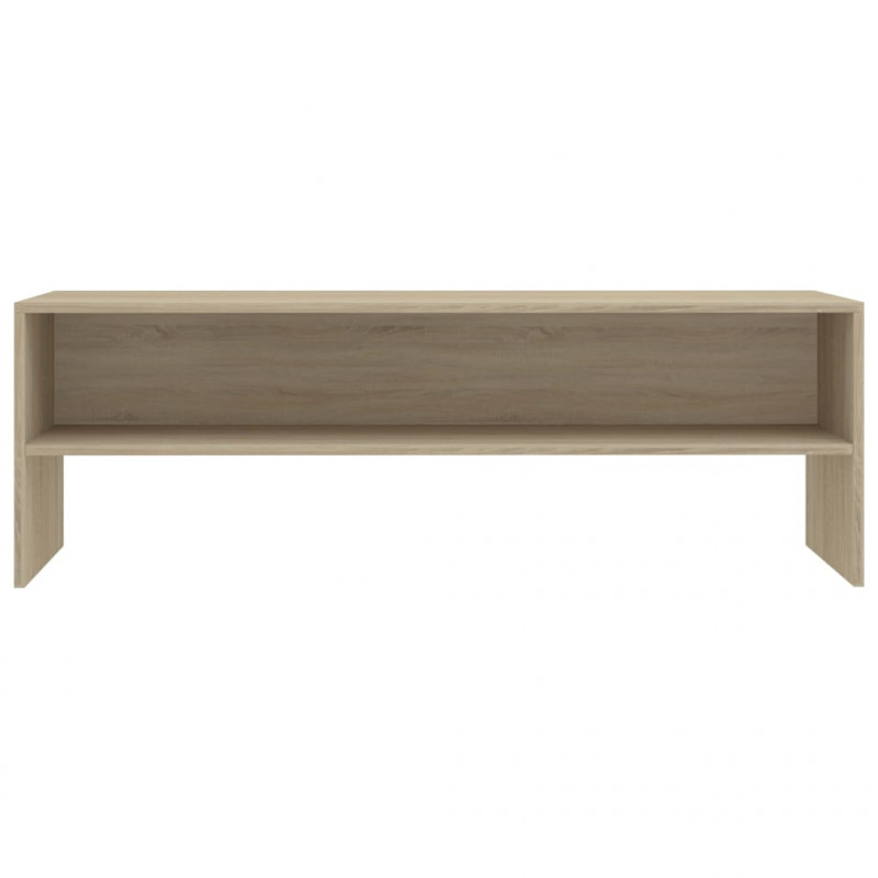 Szafka pod TV, dąb sonoma, 120x40x40cm, materiał drewnopochodny