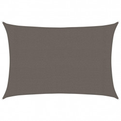 Żagiel przeciwsłoneczny, 160 g/m², antracytowy, 3x4,5 m, HDPE