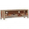 Szafka pod TV z litego drewna sheesham, 130 x 30 x 40 cm