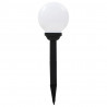 Kuliste lampy solarne do ogrodu, 4 szt., LED, 15 cm, RGB