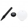 Kuliste lampy solarne do ogrodu, 4 szt., LED, 15 cm, RGB