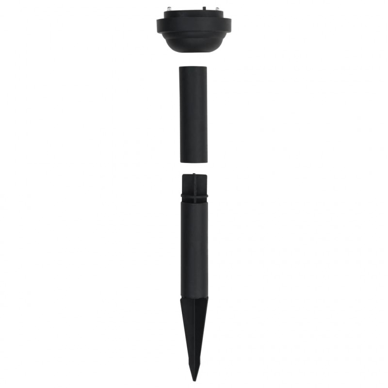 Kuliste lampy solarne do ogrodu, 4 szt., LED, 15 cm, RGB