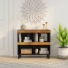 Szafka, 85x33x75 cm, lite drewno mango