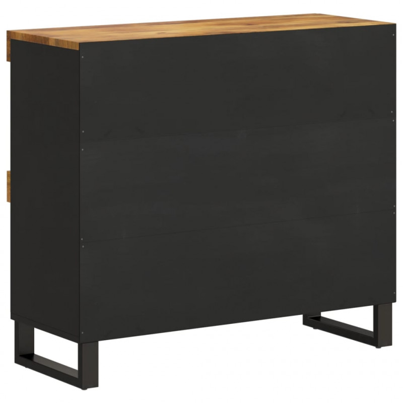 Szafka, 85x33x75 cm, lite drewno mango