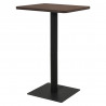 Stolik bistro, ciemny jesion, 78,5x78,5x107 cm