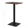 Stolik bistro, ciemny jesion, 78,5x78,5x107 cm