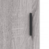 Szafki nocne, 2 szt., szary dąb sonoma, 40x40x50 cm