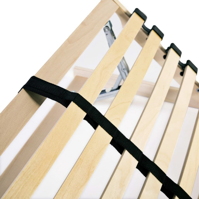Stelaż do łóżka z 28 listwami, 7 stref, 80 x 200 cm