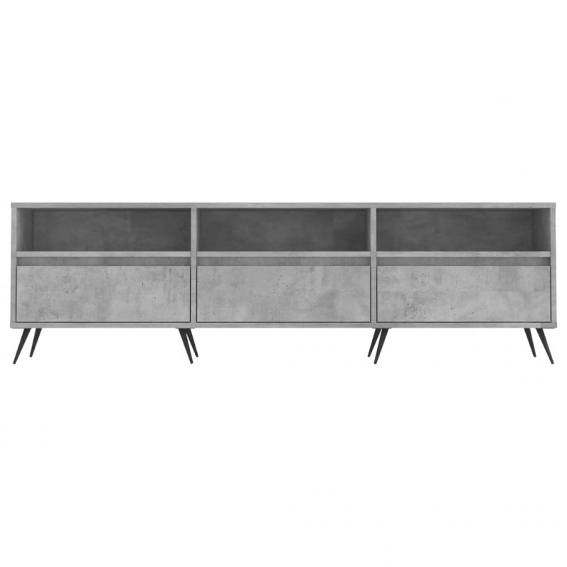 Szafka pod TV, szarość betonu, 150x30x44,5 cm