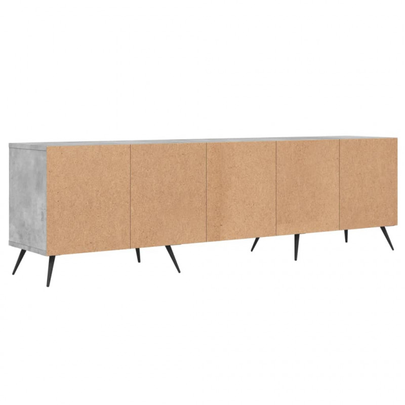 Szafka pod TV, szarość betonu, 150x30x44,5 cm
