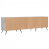 Szafka pod TV, szarość betonu, 150x30x44,5 cm