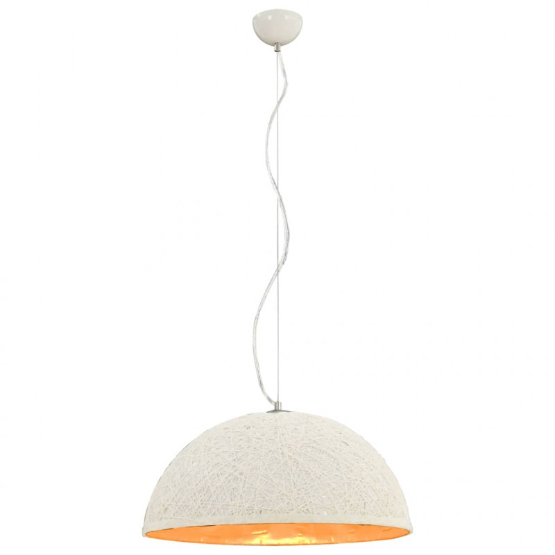 Lampa wisząca, biało-złota, Ø 50 cm, E27