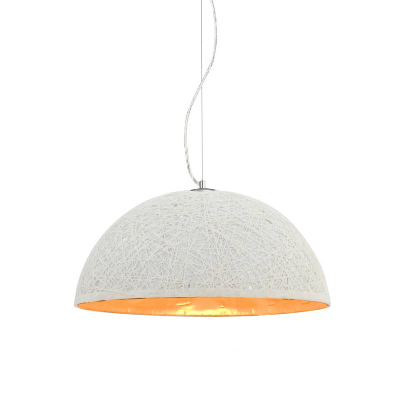 Lampa wisząca, biało-złota, Ø 50 cm, E27