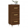 Szafka, brązowy dąb, 34,5x34x90 cm, materiał drewnopochodny