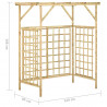 Pergola na dwa kosze na śmieci, impregnowane drewno sosnowe