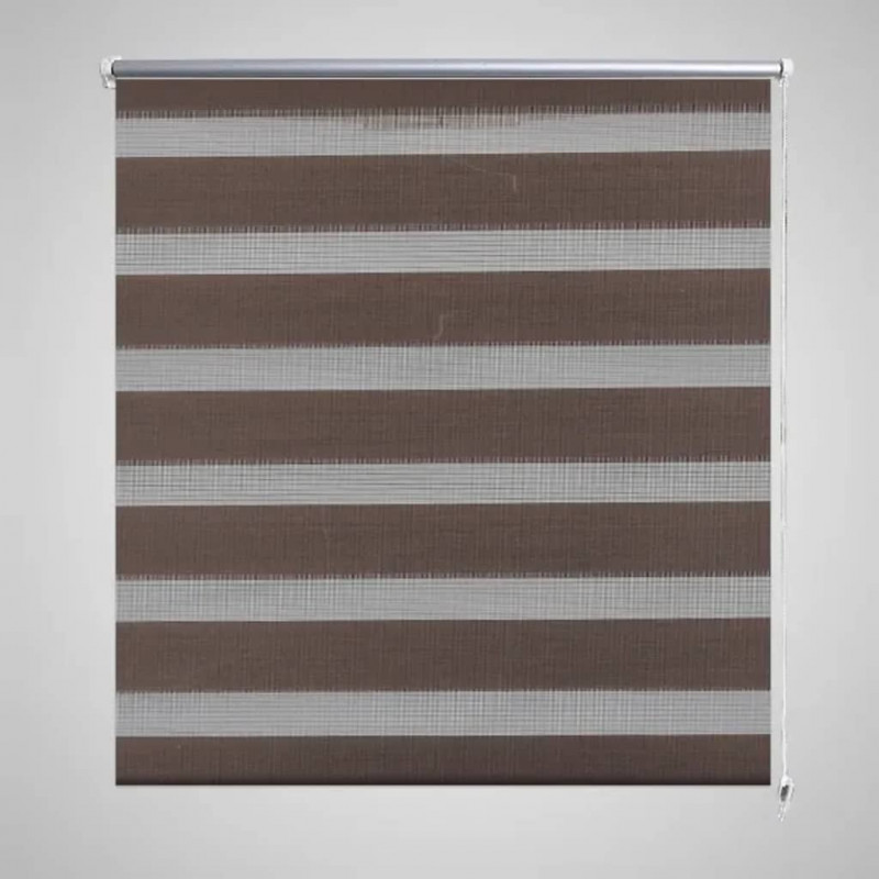Roleta w pasy (80 x 175 cm) kawa