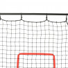 Bramka do treningu softballu, 88x79x137 cm, stal