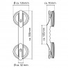 RIDDER Uchwyt łazienkowy na przyssawki, 12,5 cm, 100 kg, A0150201