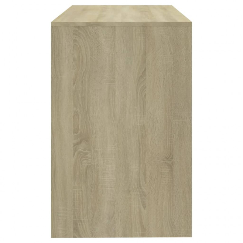 Biurko, dąb sonoma, 101x50x76,5 cm, materiał drewnopochodny