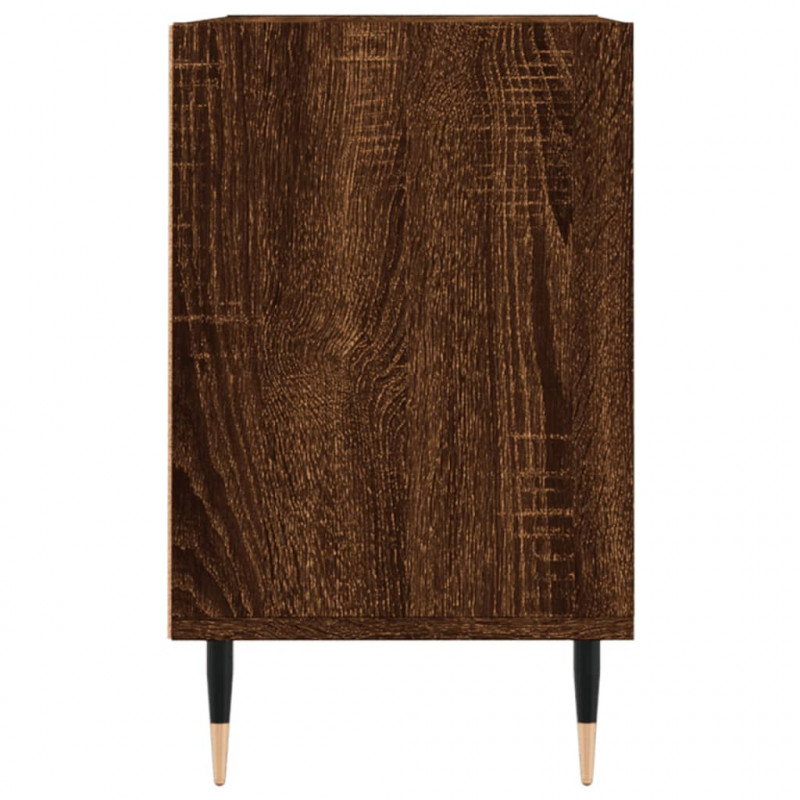 Szafka pod TV, brązowy dąb, 69,5x30x50 cm