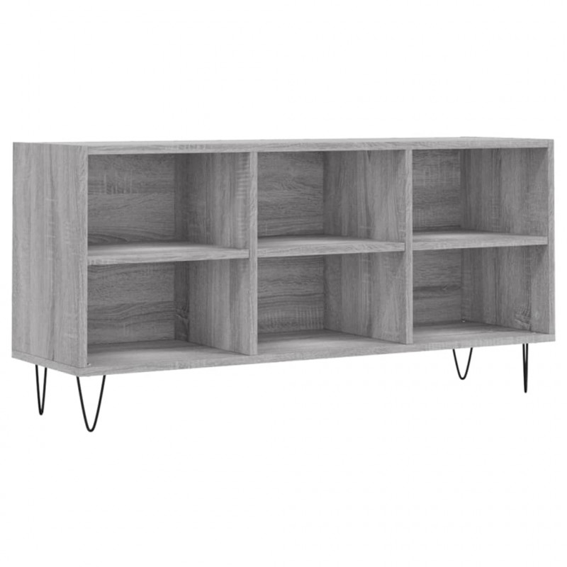 Szafka pod TV, szary dąb sonoma, 103,5x30x50 cm