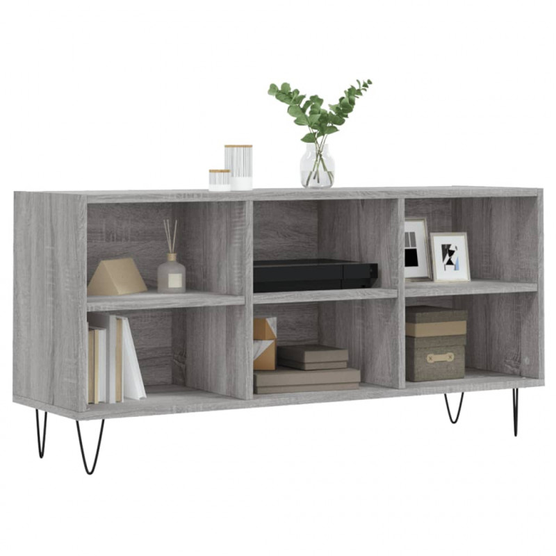 Szafka pod TV, szary dąb sonoma, 103,5x30x50 cm